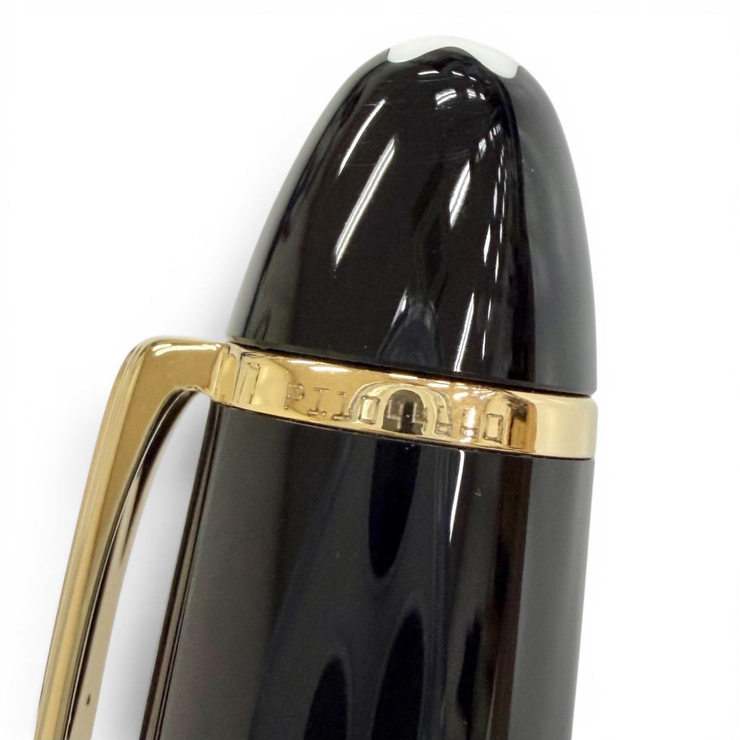 Excellent MONTBLANC Ballpoint pen Meisterstück White Star Twist Type black mens