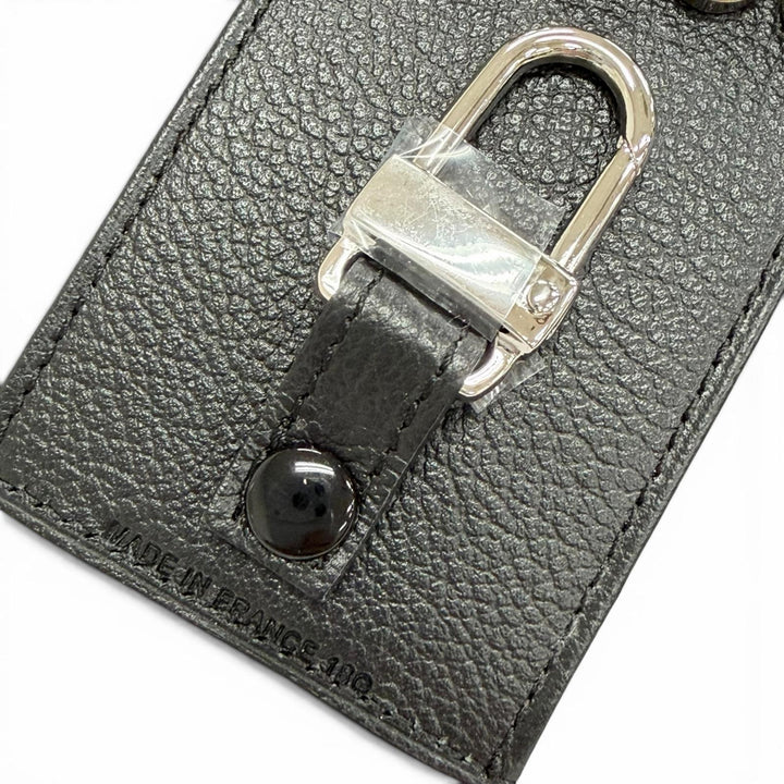 Pristine Dunhill Key holder D9 With logo all-over print 6-key hook black