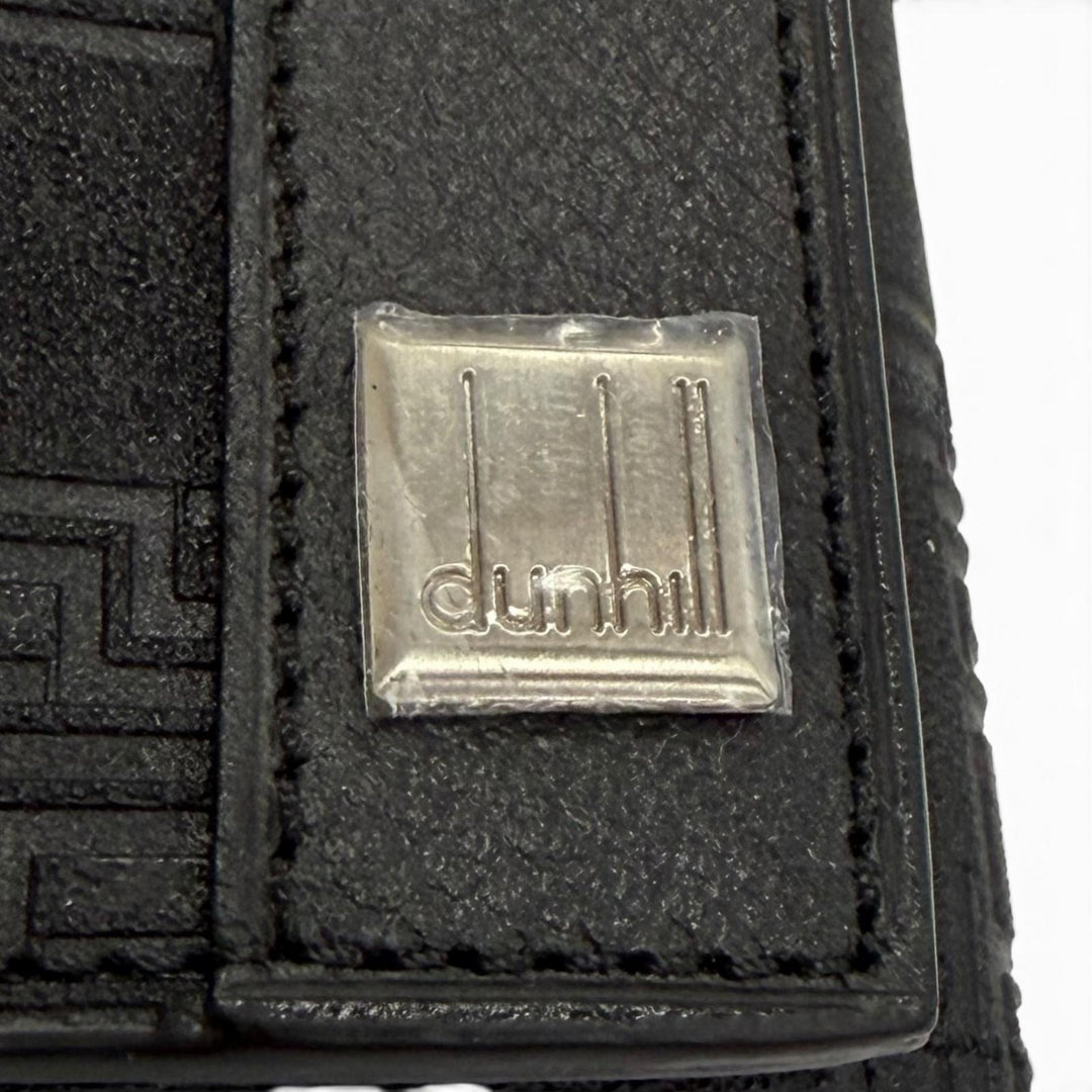 Pristine Dunhill Key holder D9 With logo all-over print 6-key hook black
