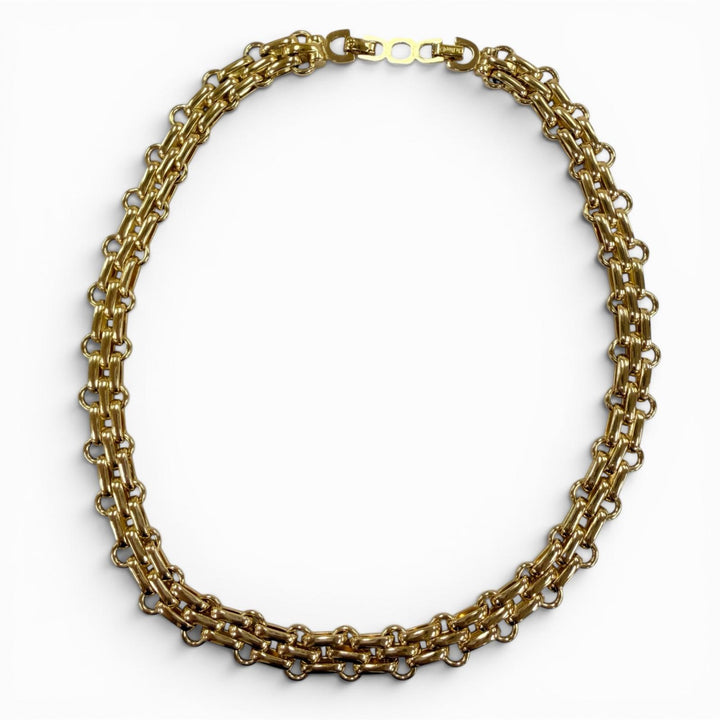 Excellent Christian Dior Necklace Chain gold Women
