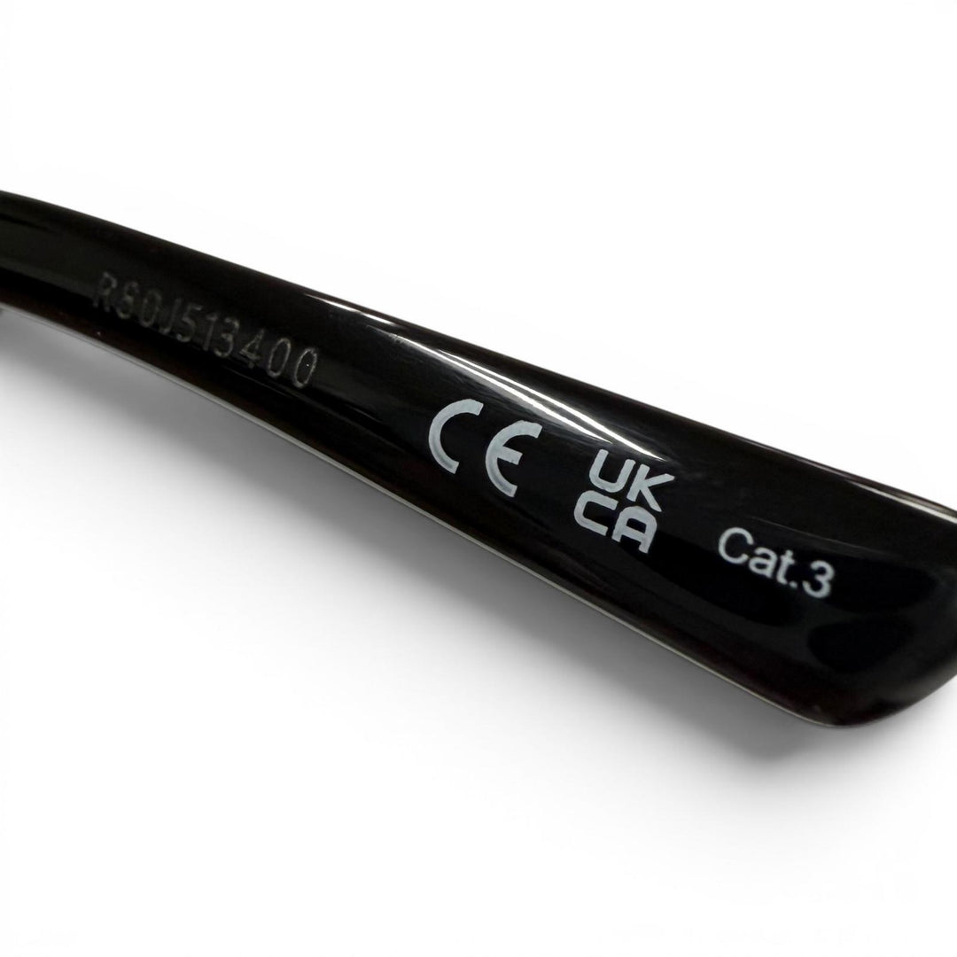 Great BALENCIAGA sunglasses Side logo black mens BB0095S