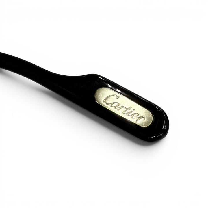 Great Cartier sunglasses Two-point rimless eyewear Silver mens