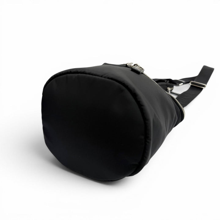Very Good PRADA Shoulder Bag black Nylon mens 2VH147