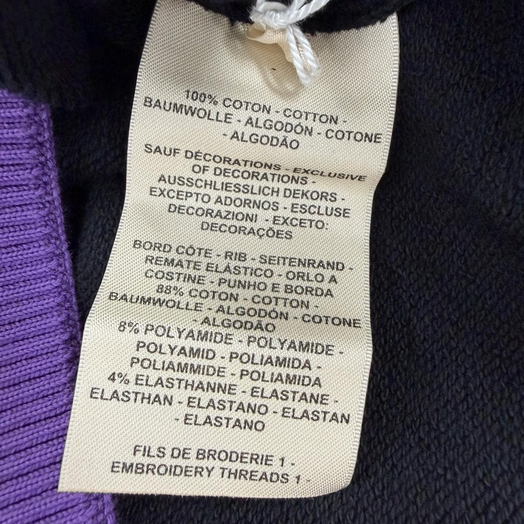 Pristine HERMES sweat Figure Artistic black cotton Women 34 3H4606DD