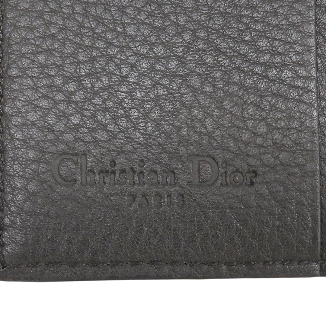 Pristine Christian Dior Bifold Wallet street chic trotter Brown canvas Women