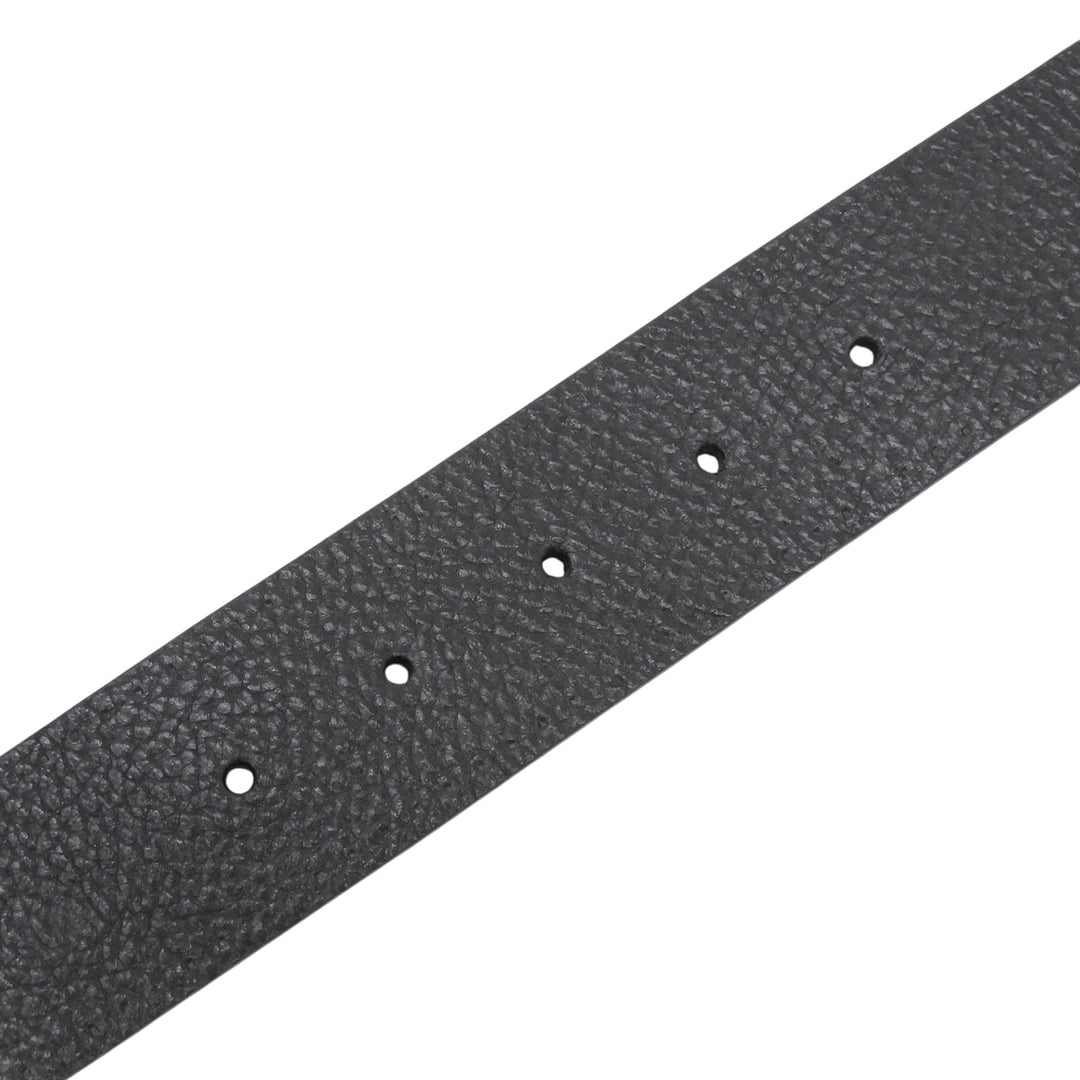 Great GUCCI belt Pegasus Buckle black leather mens 256262
