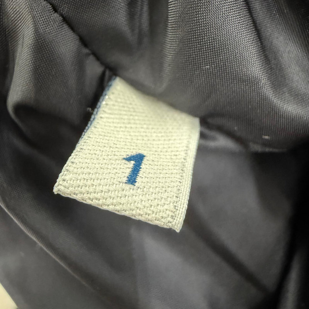 Excellent MONCLER Down jacket BUIS Logo patch and hood ZIP UP Khaki Brown 1