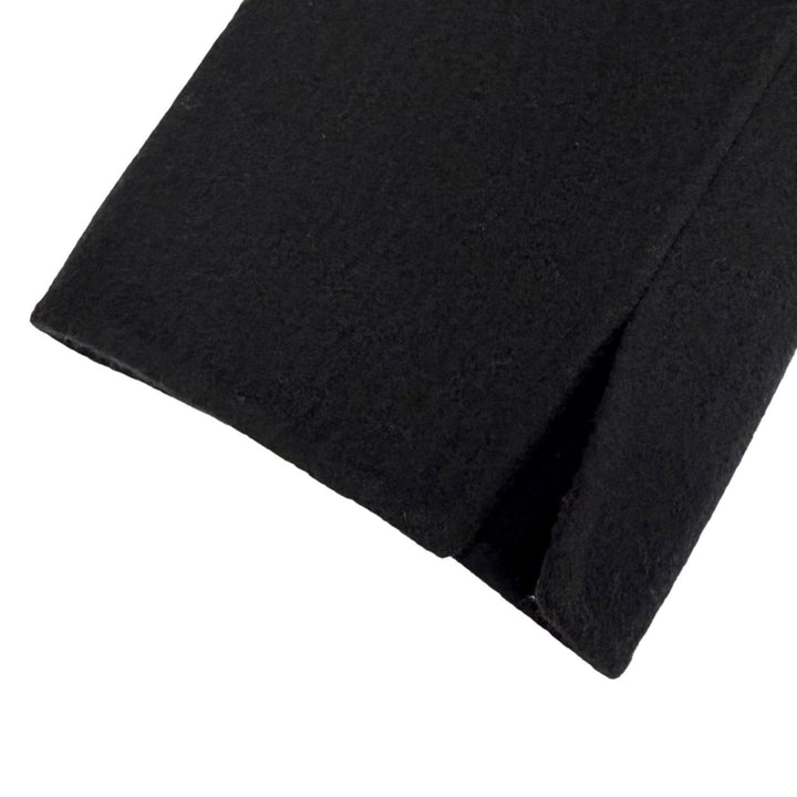 Great Max Mara coat Belted wrap coat, long coat black Virgin wool Women 36