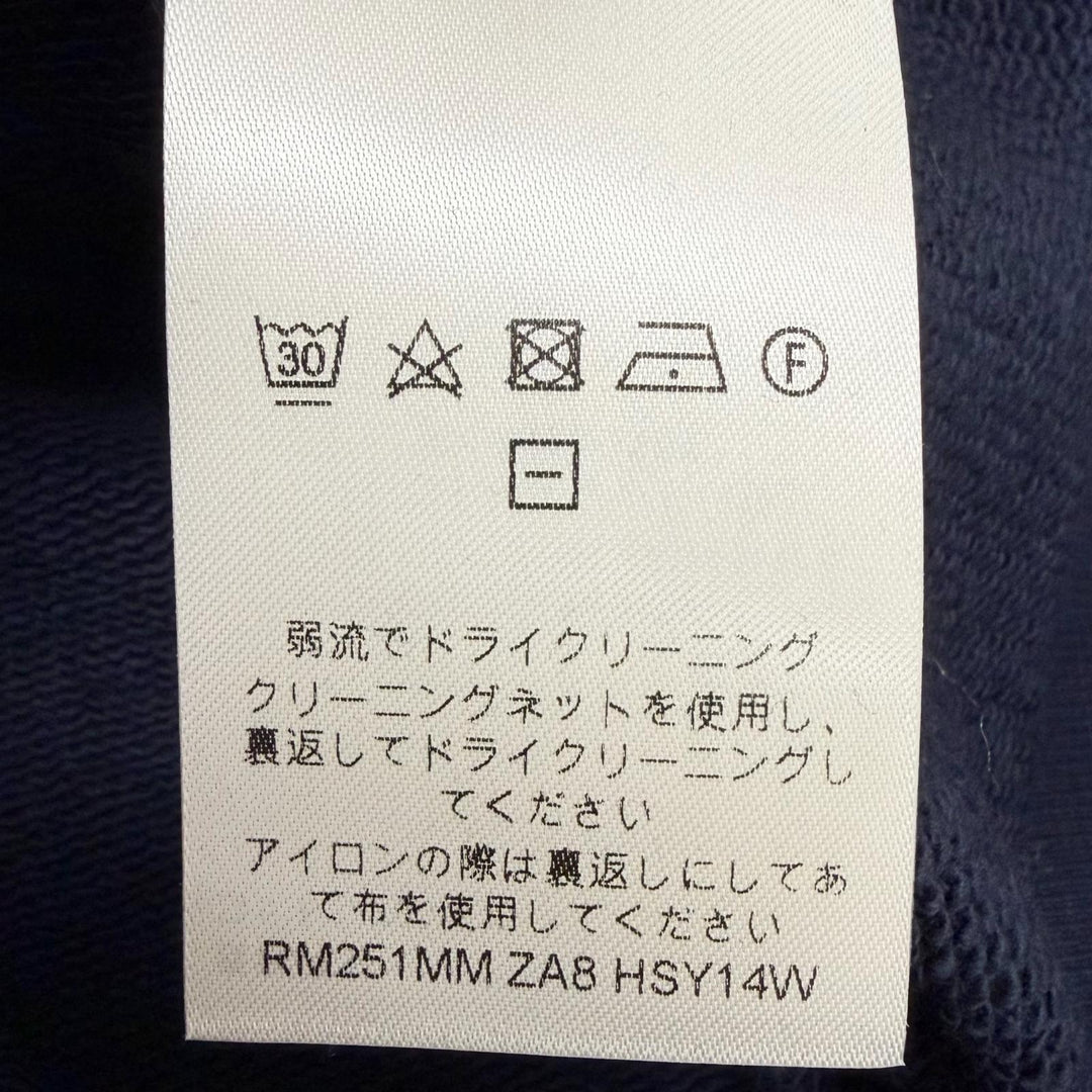 Pristine LOUIS VUITTON sweat Embroidered Cotton Crew Neck Navy cotton mens M