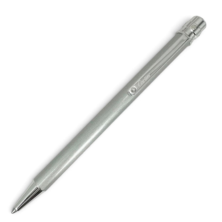 Very Good Cartier Ballpoint pen Santos de Cartier 2C logo twist type metal