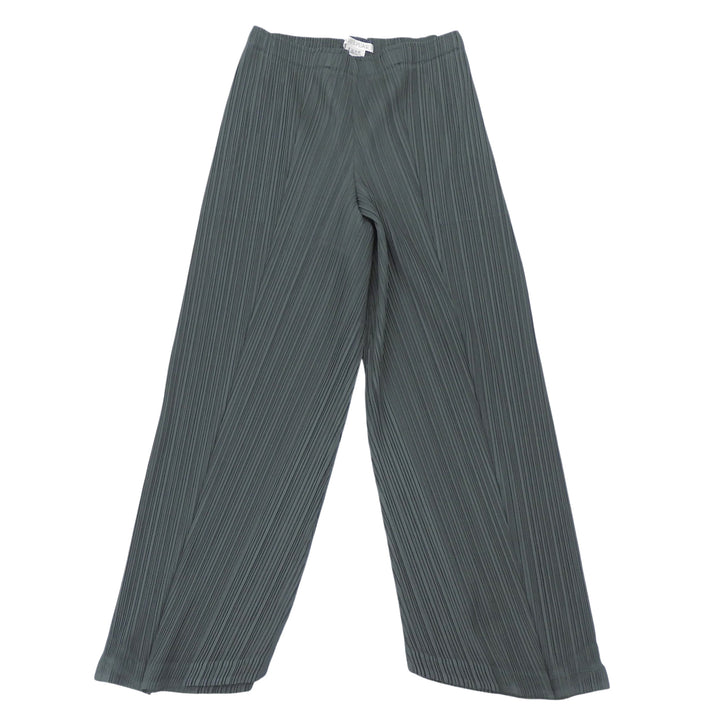 Excellent PLEATS PLEASE Pants green Women 1 PP21-JF435