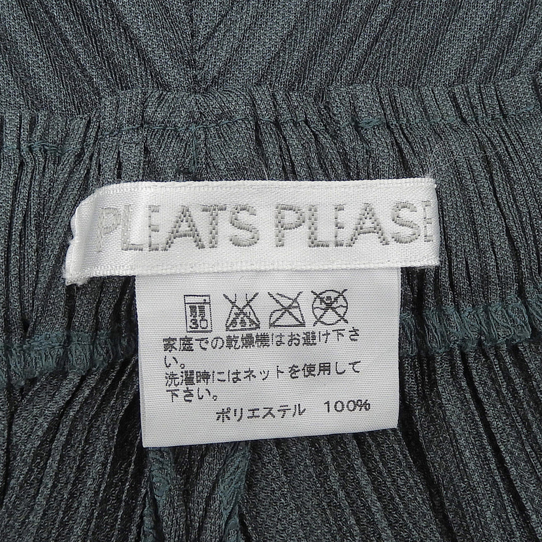 Excellent PLEATS PLEASE Pants green Women 1 PP21-JF435