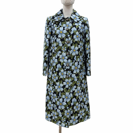 Excellent DOLCE&GABBANA coat black polyester Women 40 F0V06Z