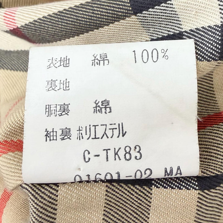 Excellent Burberrys trench coat Nova check pattern