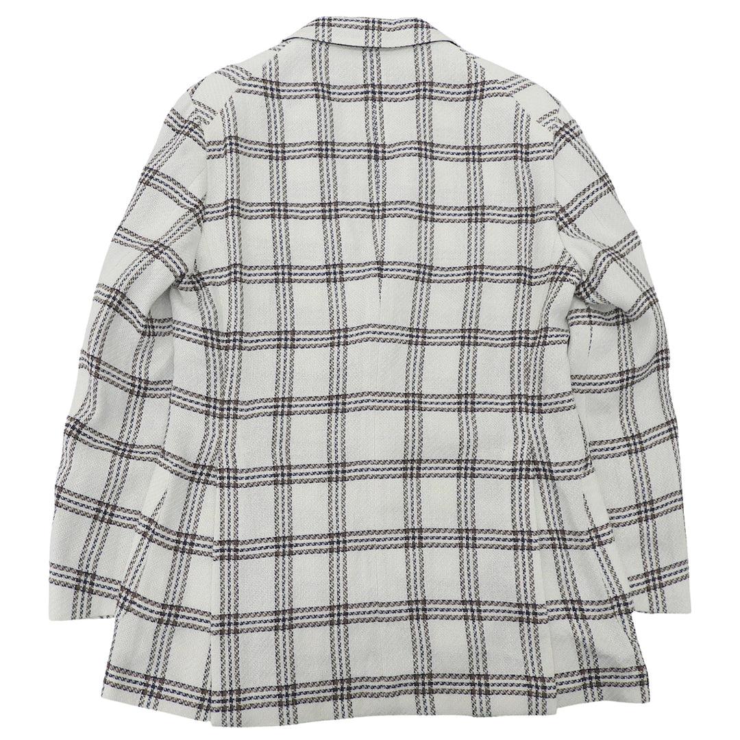 Excellent TAGLIATORE tailored jacket Checkered pattern single mens 46 1SMC22K