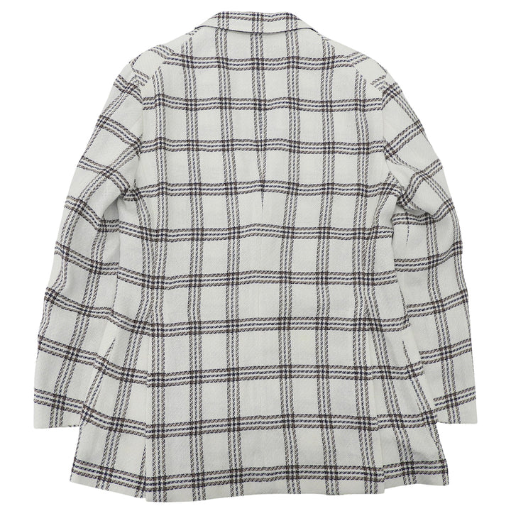 Excellent TAGLIATORE tailored jacket Checkered pattern single mens 46 1SMC22K