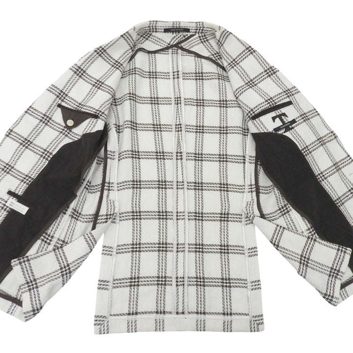 Excellent TAGLIATORE tailored jacket Checkered pattern single mens 46 1SMC22K