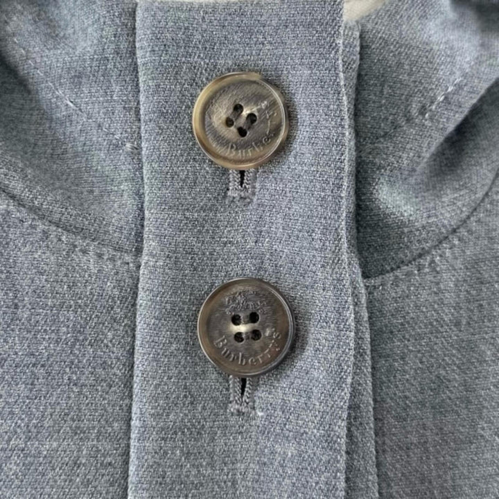 Excellent Burberrys coat Hooded gray wool Women