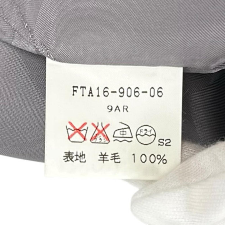 Excellent Burberrys coat Hooded gray wool Women