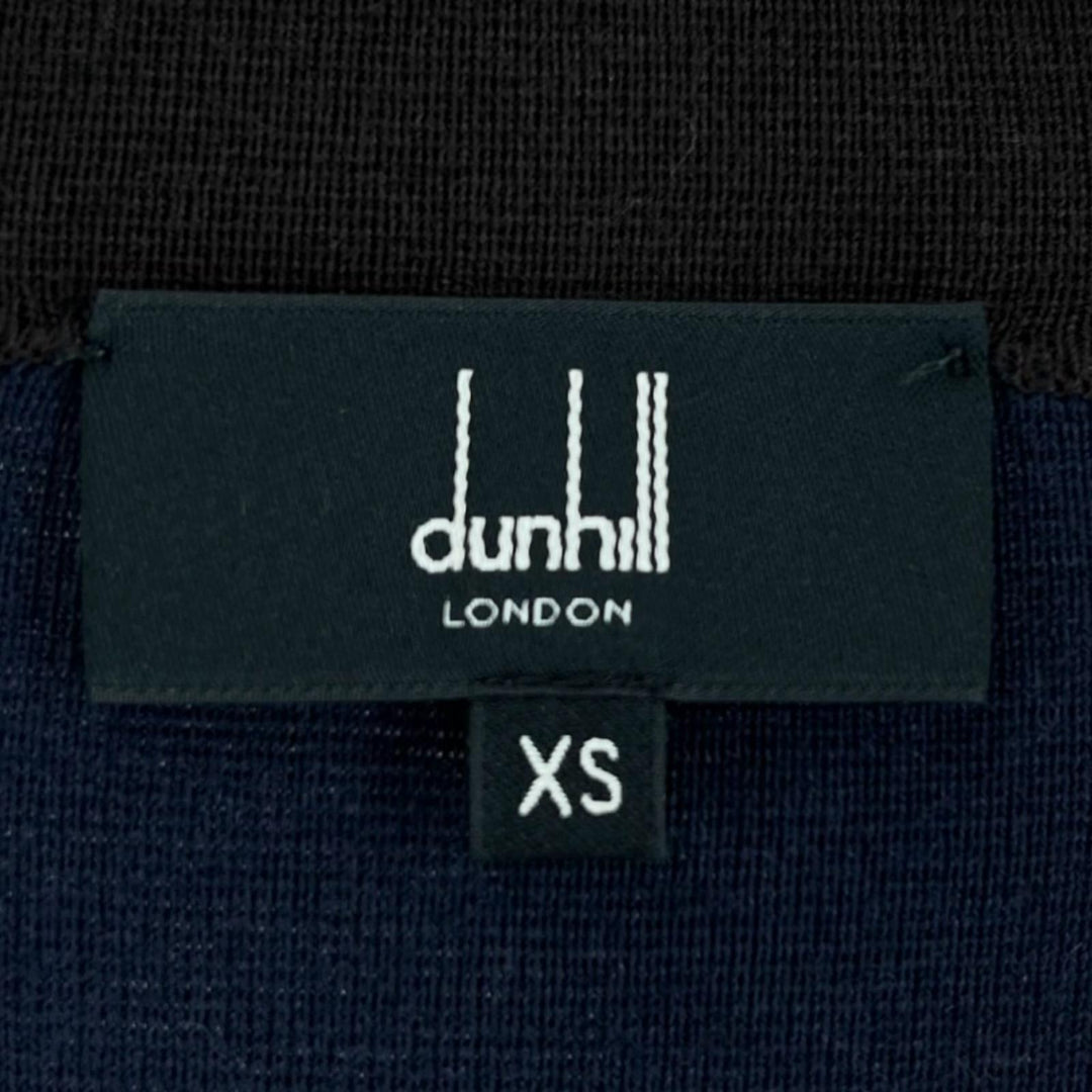 Excellent Dunhill Jacket Bicolor knit Brown wool mens XS