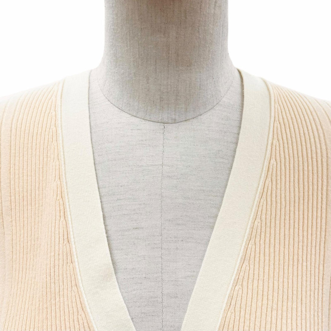 Discounted Great CHANEL cardigan Coco Beach COCO Mark button included Women 34 P78629