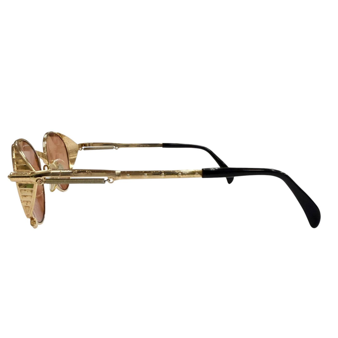 Very Good JEAN-PAUL GAULTIER sunglasses gold mens 56-4174