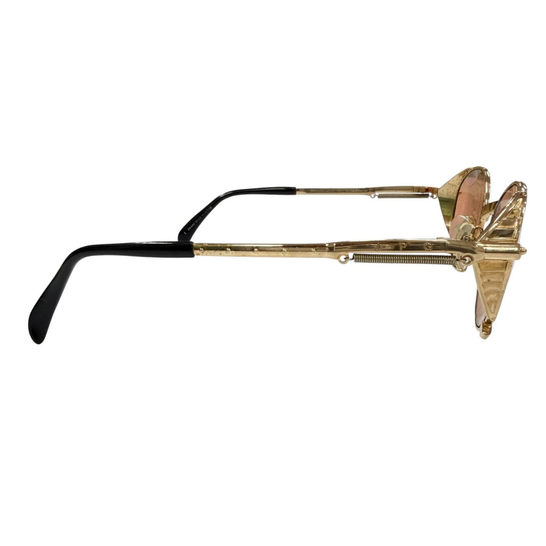 Very Good JEAN-PAUL GAULTIER sunglasses gold mens 56-4174