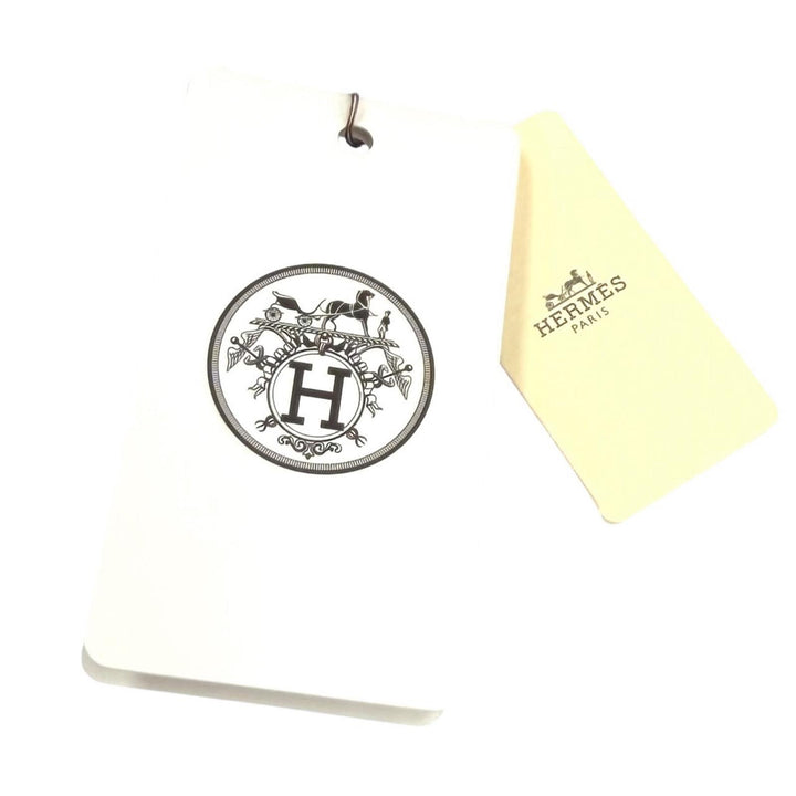 Pristine HERMES tie H logo Chaine d'Ancre embossed silk mens