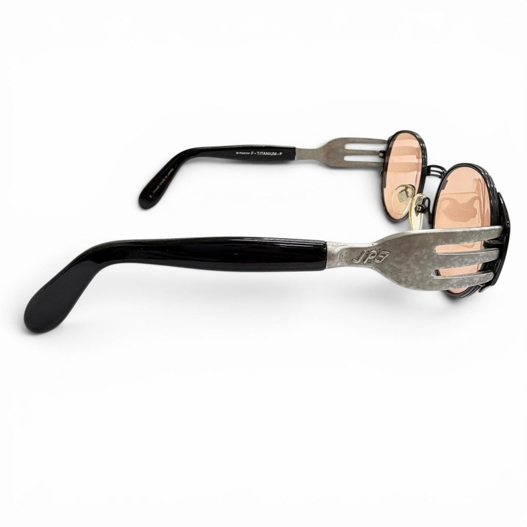Very Good JEAN-PAUL GAULTIER sunglasses Folk Archive black mens 56-3281