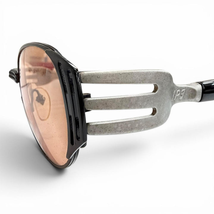 Very Good JEAN-PAUL GAULTIER sunglasses Folk Archive black mens 56-3281