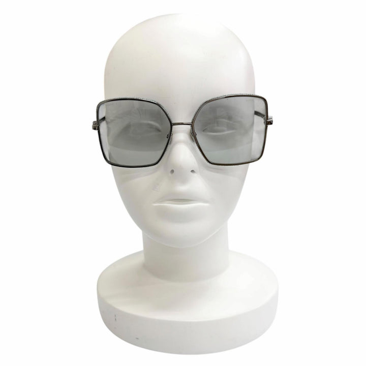 Excellent CHANEL sunglasses COCO Mark Square Shape Denim Calfskin 4288-Q