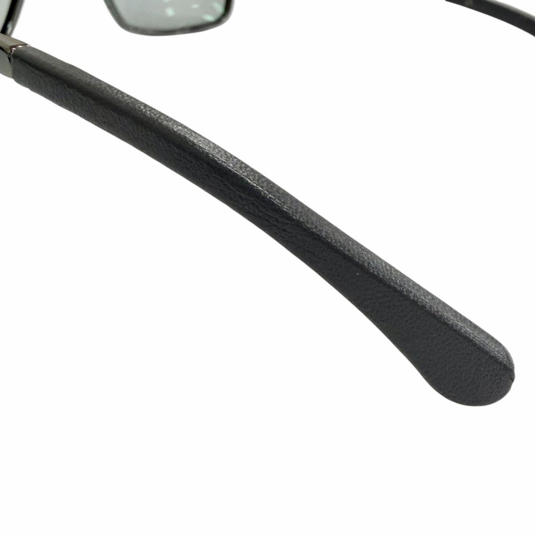 Excellent CHANEL sunglasses COCO Mark Square Shape Denim Calfskin 4288-Q
