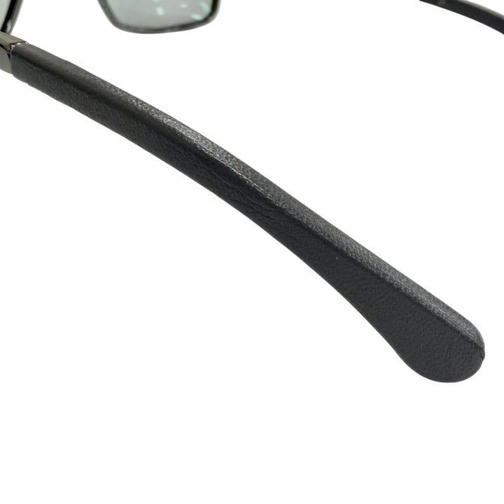 Excellent CHANEL sunglasses COCO Mark Square Shape Denim Calfskin 4288-Q