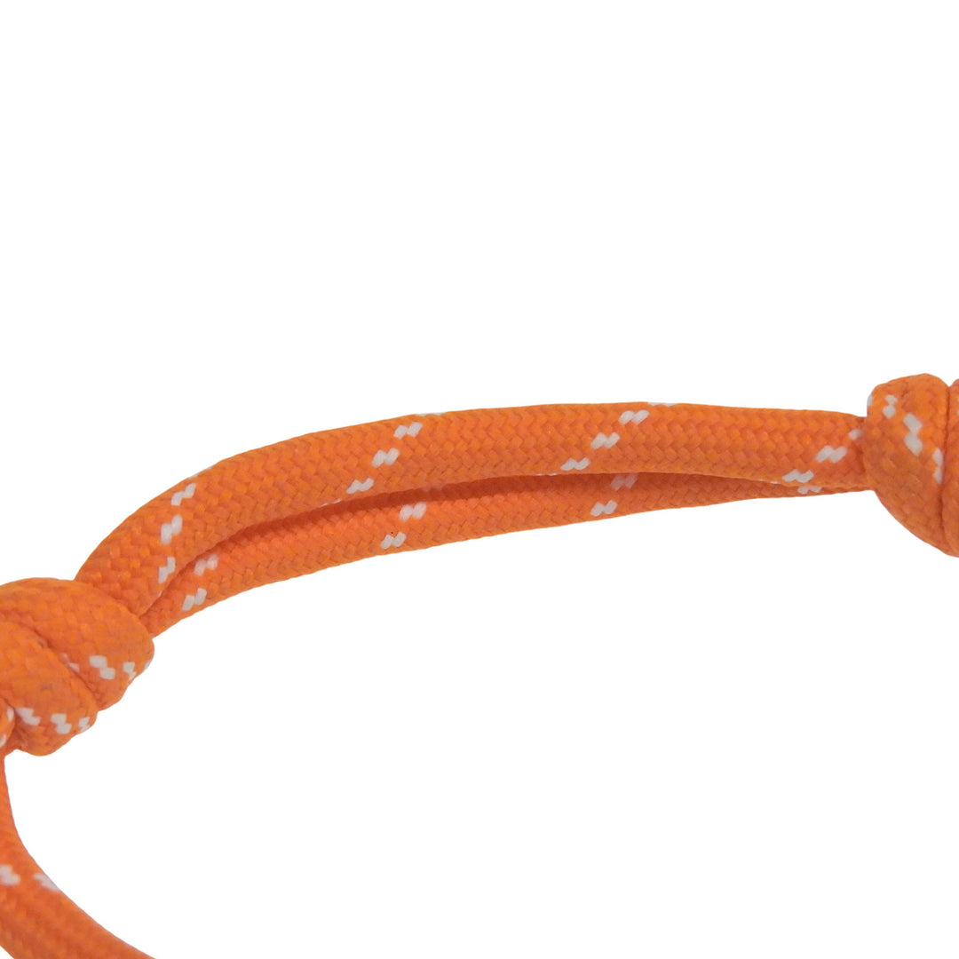Excellent Miu Miu bracelet Cord Bracelets Logo Charm Knot Orange Women 5IB538