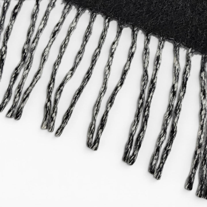 Great LOUIS VUITTON muffler reykjavik Echarpe Monogram Fringe cashmere M71040