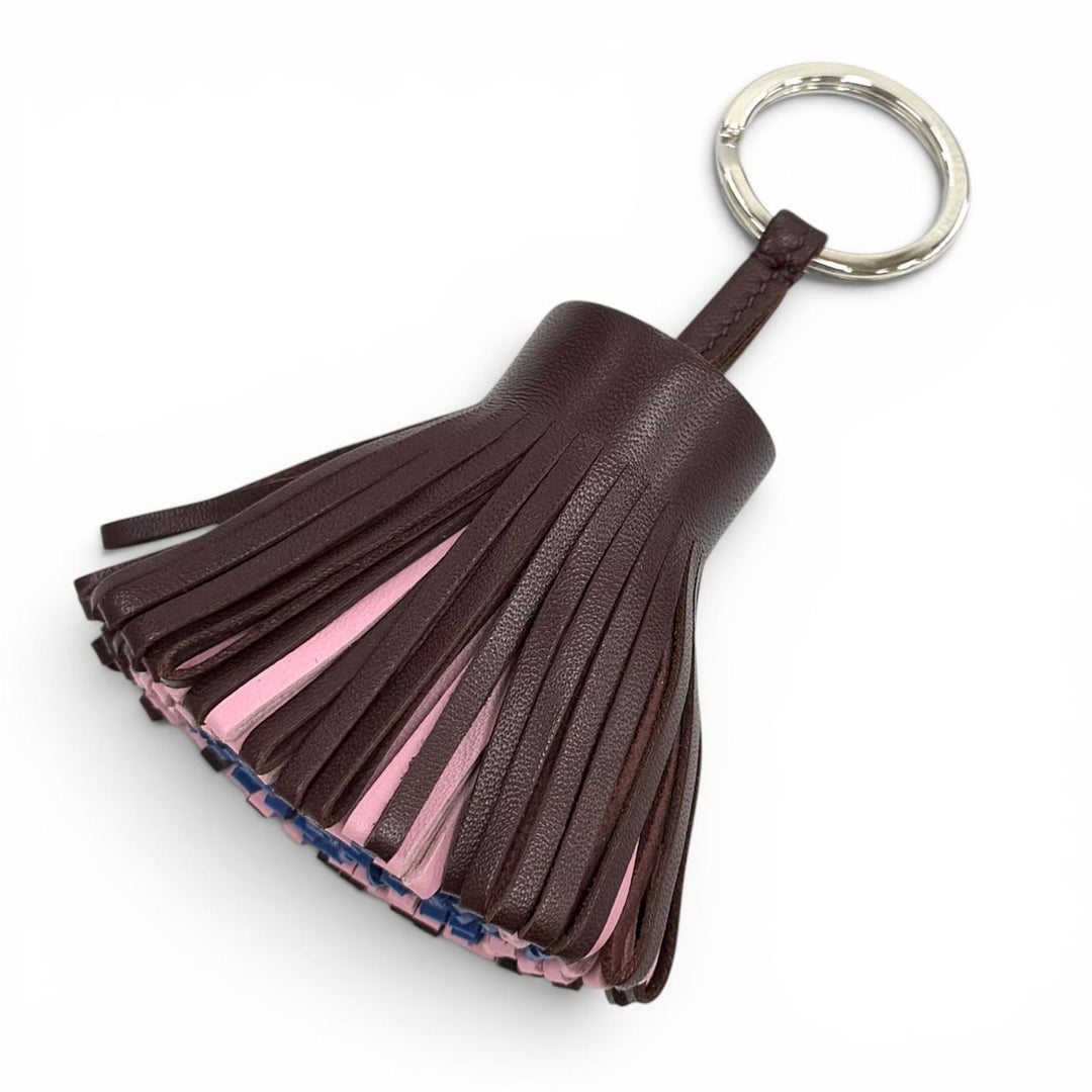 Excellent HERMES Bag charm Carmen Tricolor Anyo Miro Women