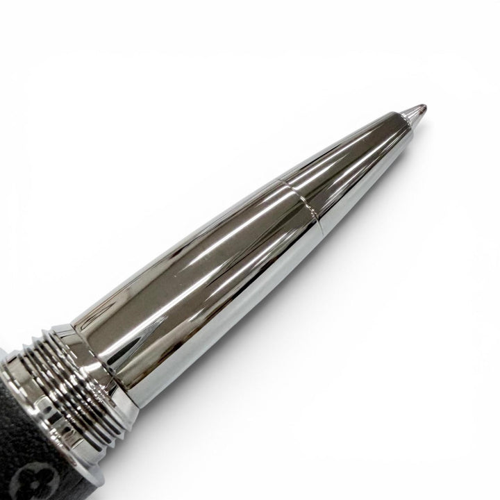 Excellent LOUIS VUITTON Doc Monogram Eclipse Rollerball Pen Current GI1494
