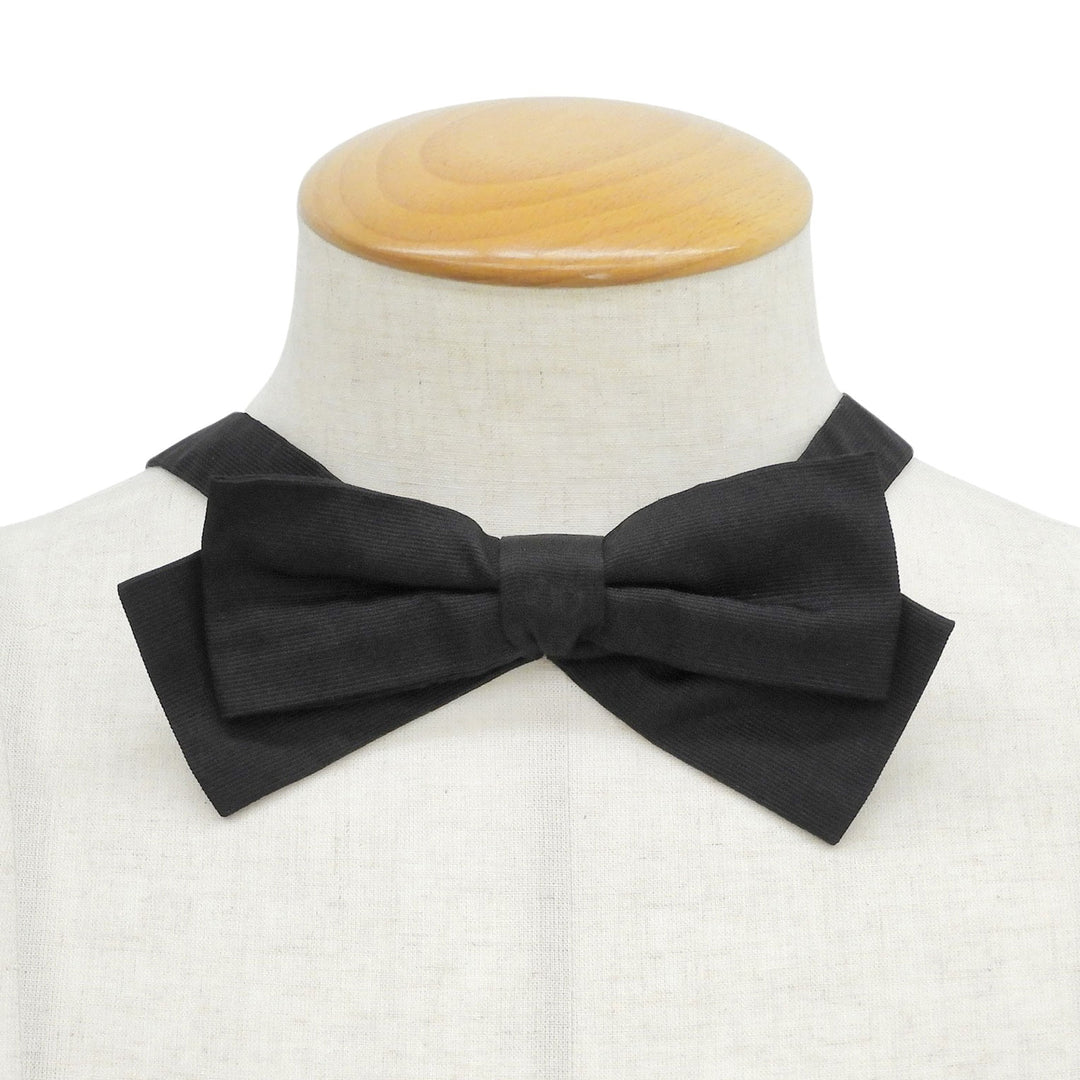 Great DIOR tie CD logo bow tie black silk mens 41BOW100A615