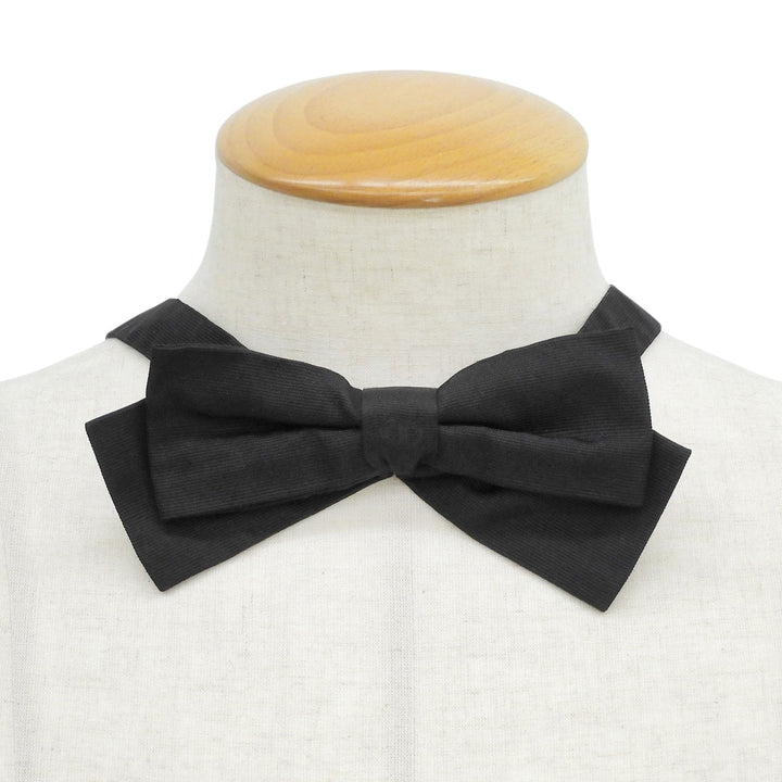 Great DIOR tie CD logo bow tie black silk mens 41BOW100A615