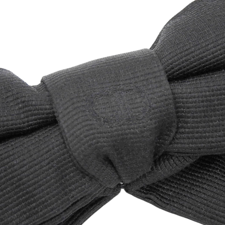 Great DIOR tie CD logo bow tie black silk mens 41BOW100A615