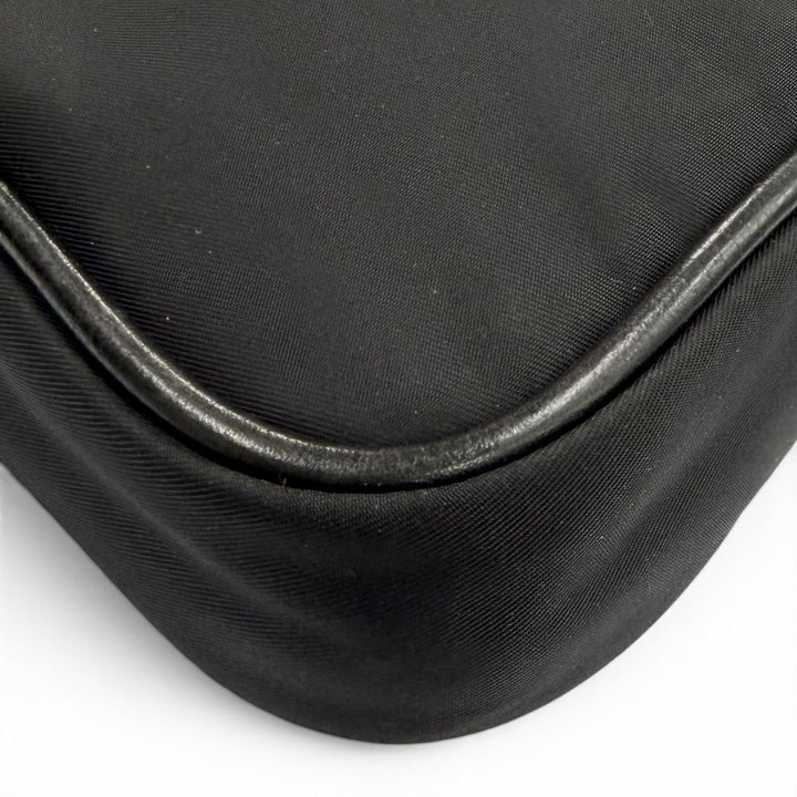 Very Good CHROME HEARTS Clutch bag black Nylon mens