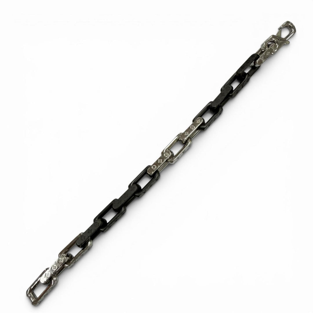 Excellent LOUIS VUITTON bracelet Bracelet Monogram Chain black mens L M00687