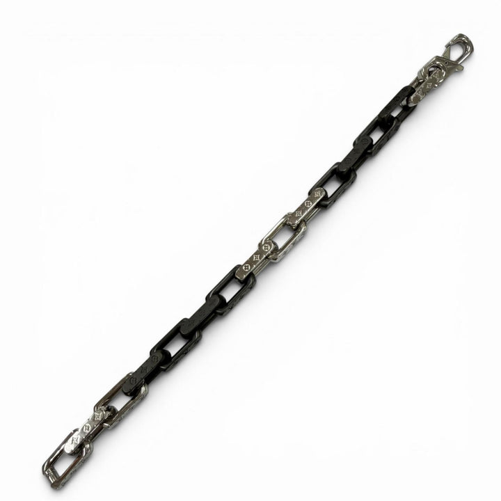 Excellent LOUIS VUITTON bracelet Bracelet Monogram Chain black mens L M00687