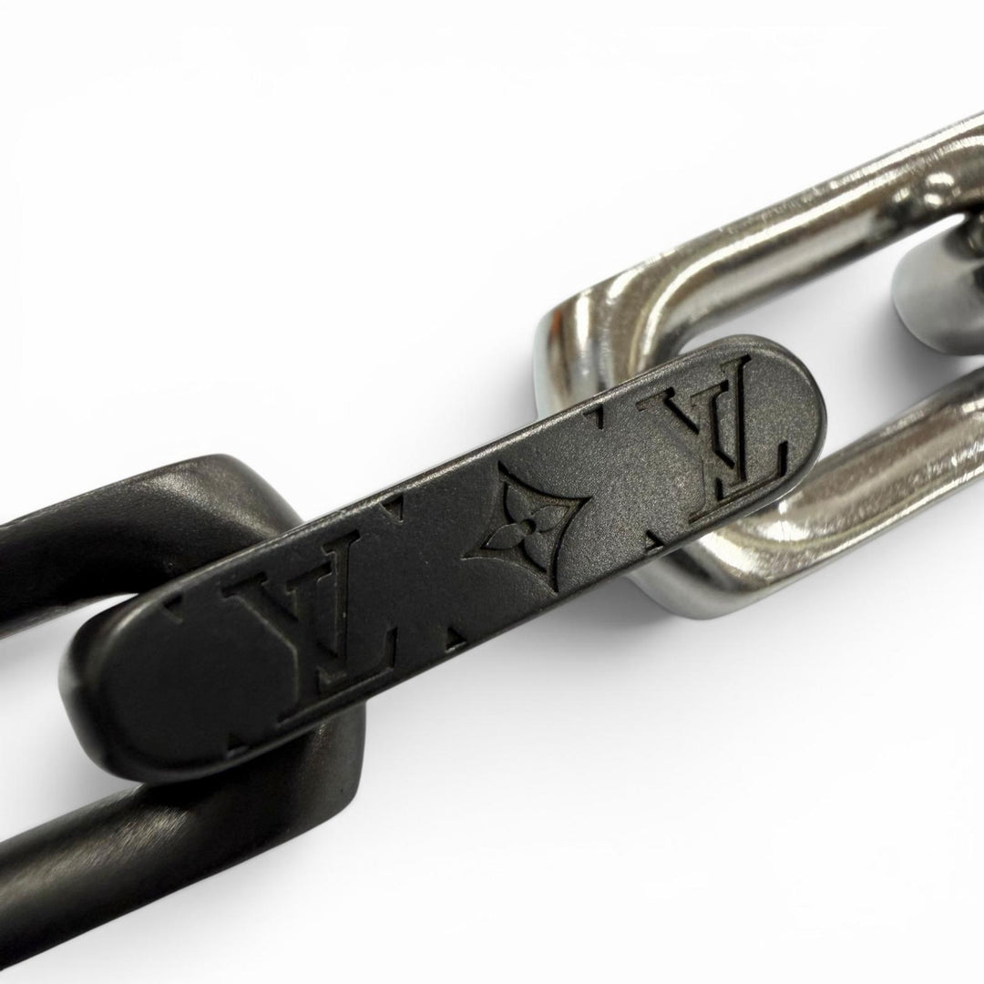 Excellent LOUIS VUITTON bracelet Bracelet Monogram Chain black mens L M00687