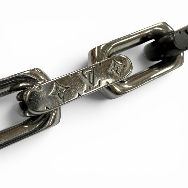 Excellent LOUIS VUITTON bracelet Bracelet Monogram Chain black mens L M00687