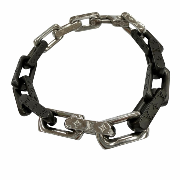Excellent LOUIS VUITTON bracelet Bracelet Monogram Chain black mens L M00687