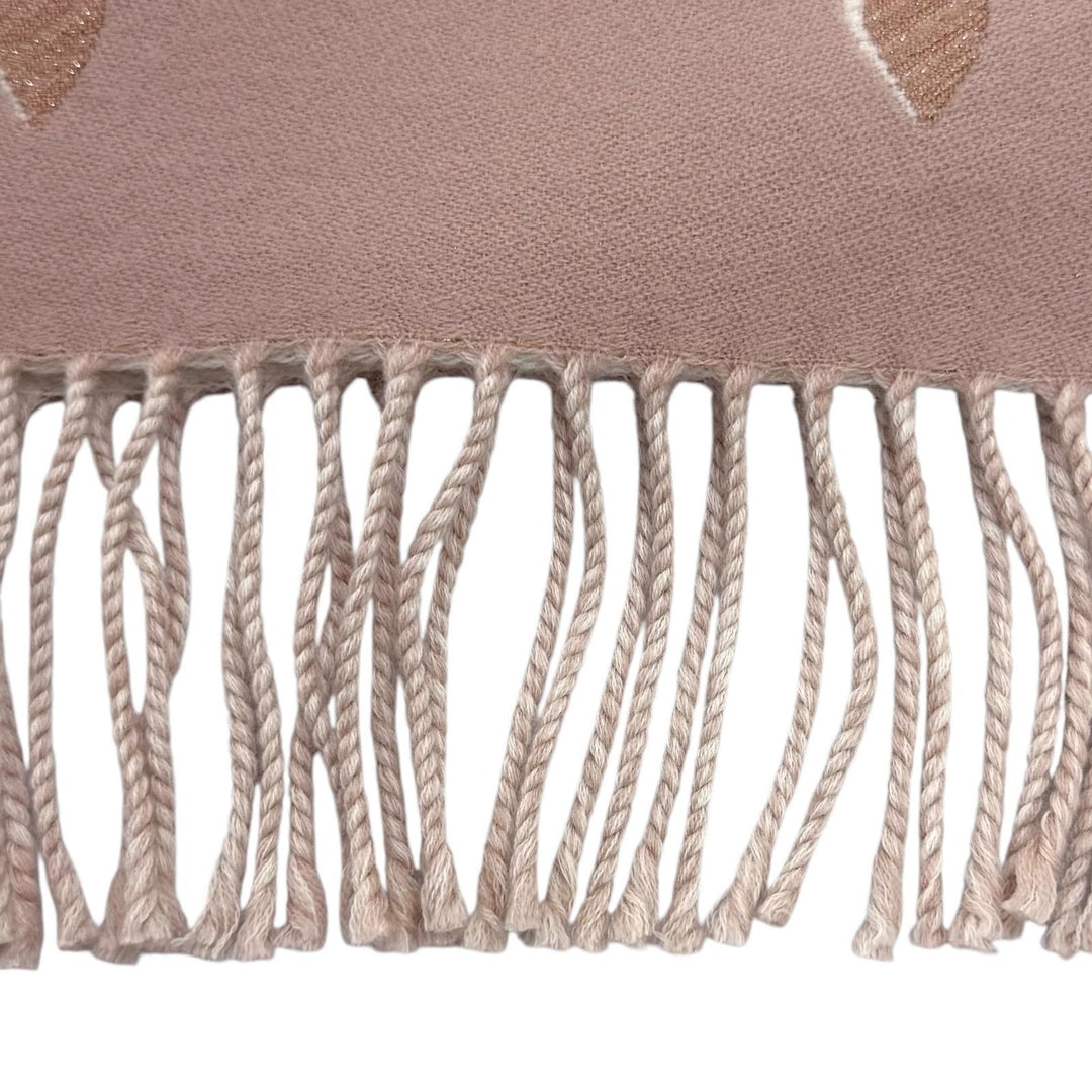 Excellent LOUIS VUITTON Scarf LV Essential Shine fringe wool Women M78237