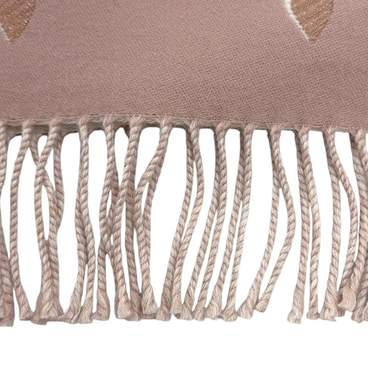 Excellent LOUIS VUITTON Scarf LV Essential Shine fringe wool Women M78237