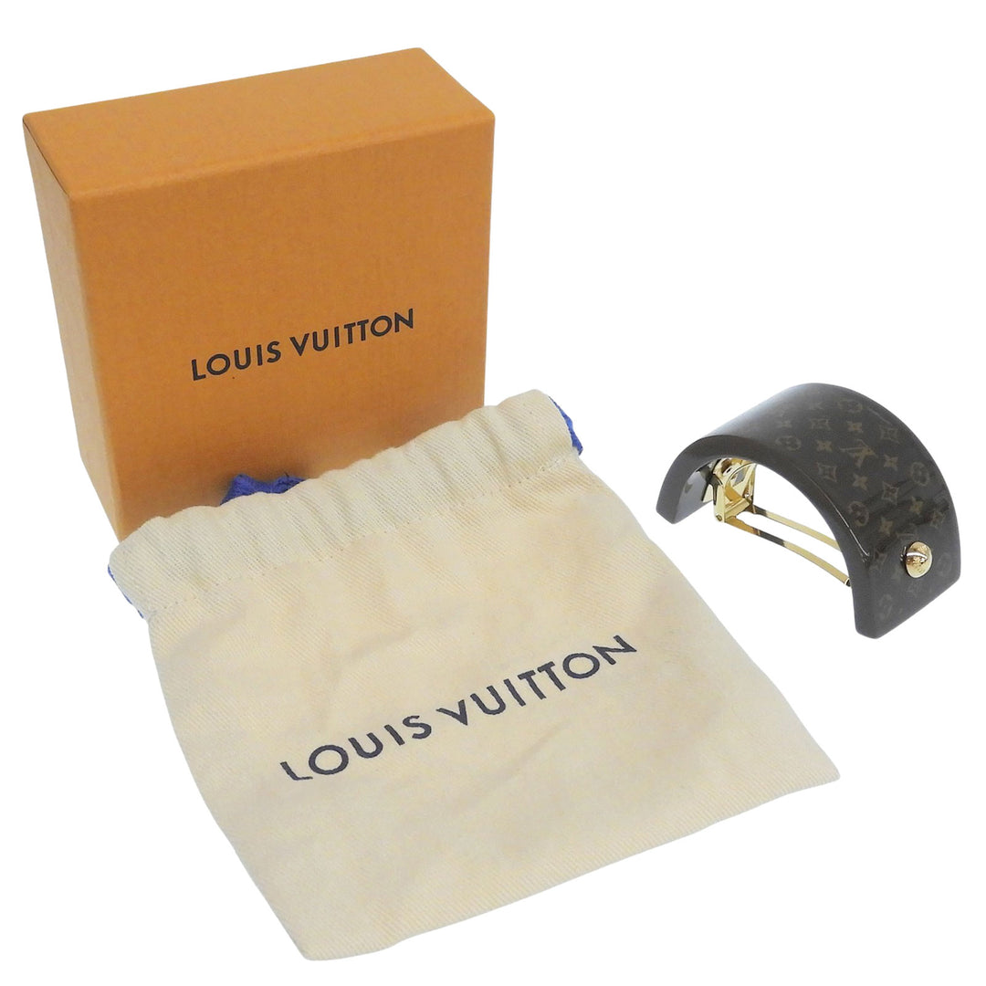 Excellent LOUIS VUITTON Valletta Hair Cuff MNG Resin Pony Resin Women M03551
