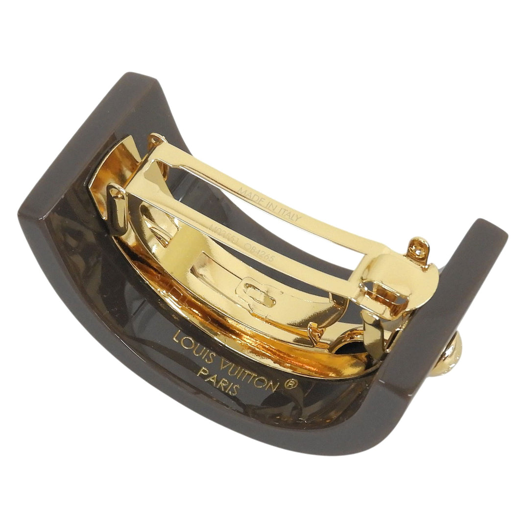 Excellent LOUIS VUITTON Valletta Hair Cuff MNG Resin Pony Resin Women M03551